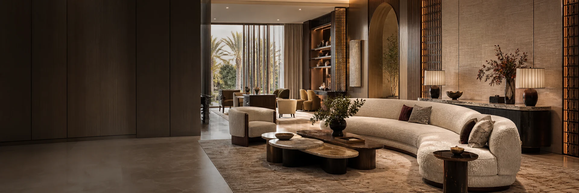 Concept visual of a furnished contemporary interior
